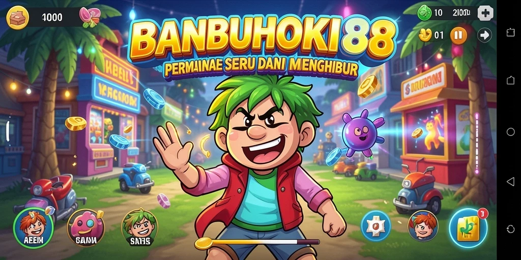 Screenshot utama BANBUHOKI88 menampilkan gameplay Arcade yang seru dan dinamis.
