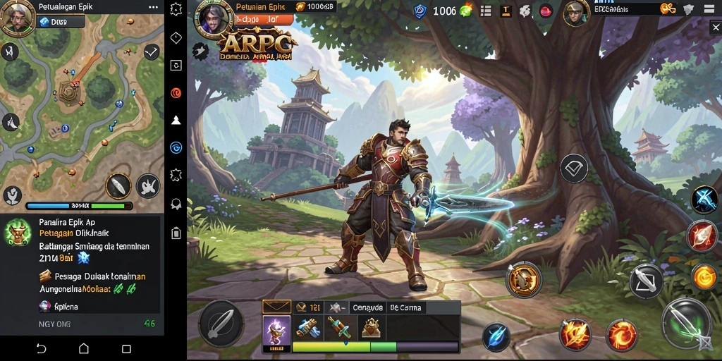 Tampilan seru gameplay ARPG yang mendebarkan dalam D06.