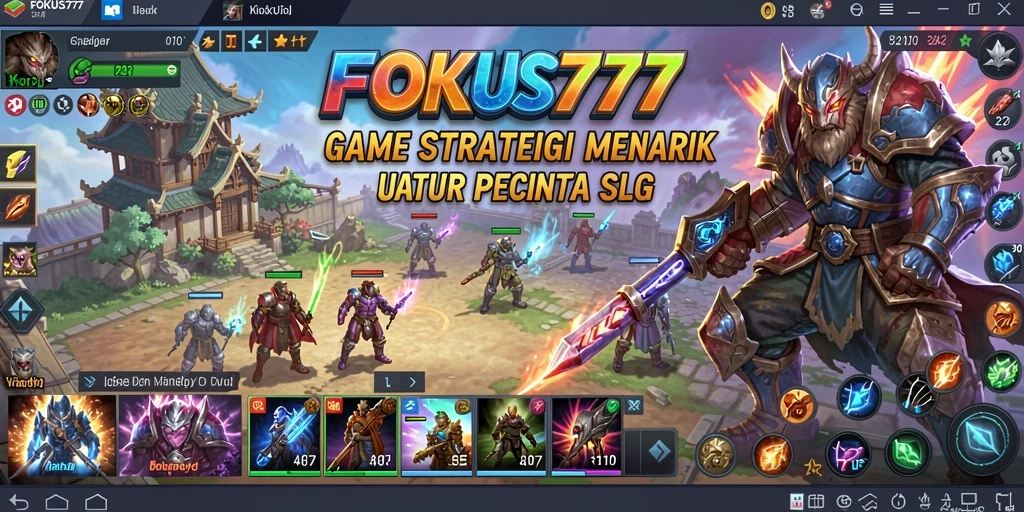 Tampilan gameplay yang menegangkan di FOKUS777 dengan strategi mendalam.