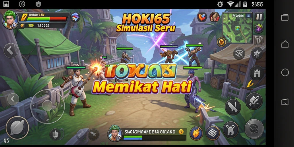 Screenshot gameplay HOKI65 menampilkan interaksi yang menyenangkan dalam simulasi kehidupan.