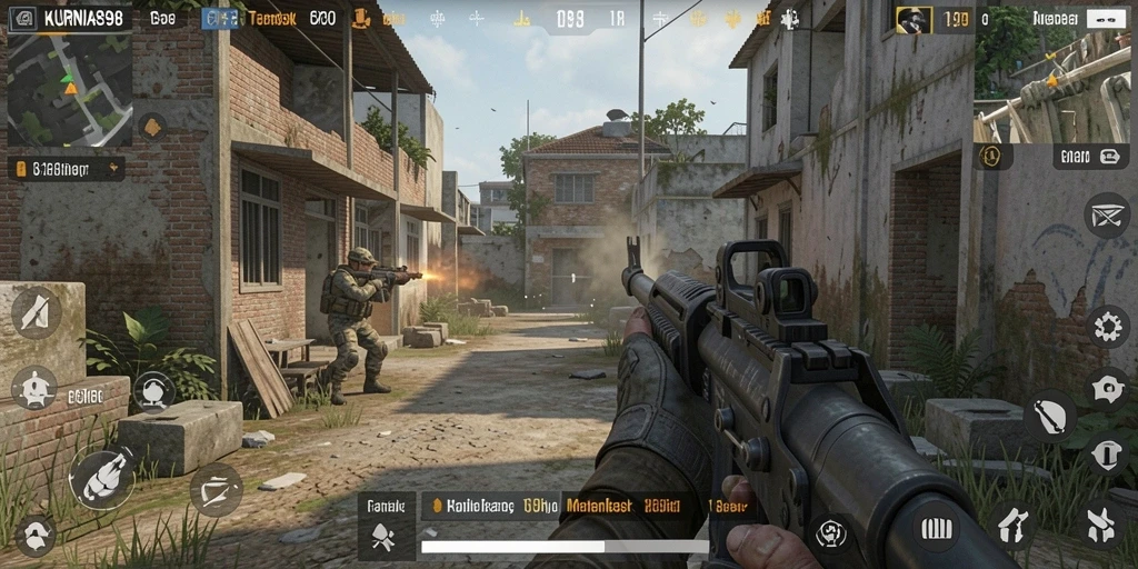 Tampilan gameplay KURNIA898 yang mendebarkan dan intens.