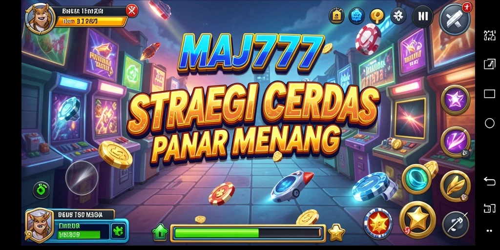 Screenshot MAJ777 menampilkan pertempuran strategi yang intens dan seru.