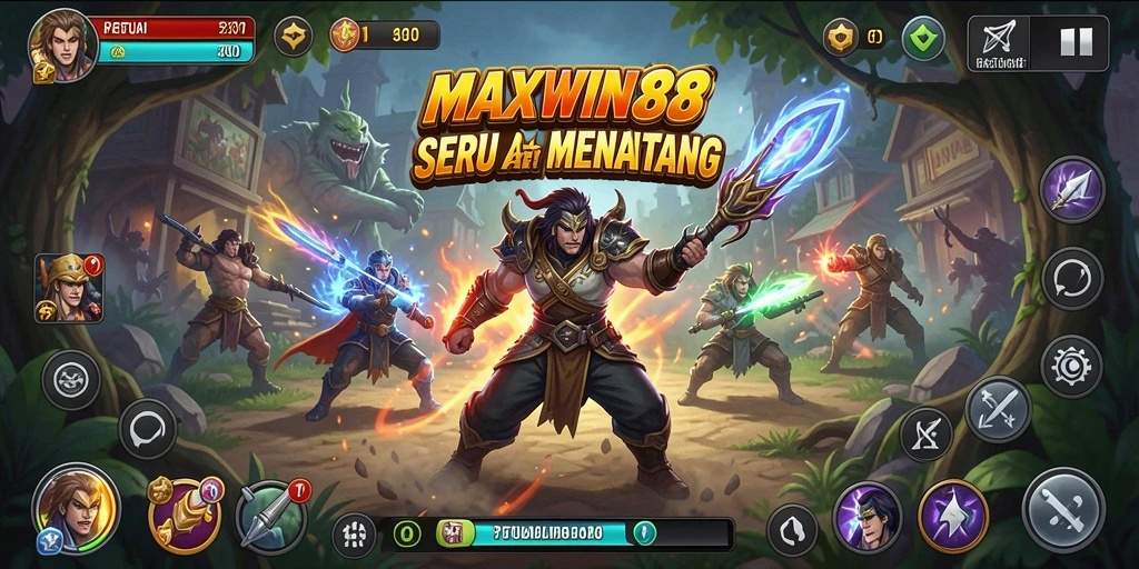 Tampilan gameplay menarik dari MAXWIN88 di dunia petualangan.