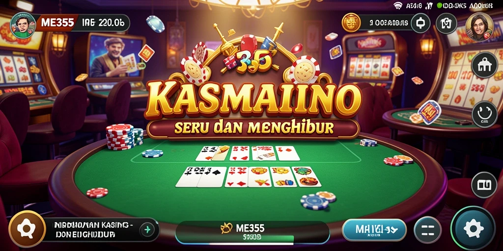 Tampilan permainan Kasino yang memukau dan interaktif.