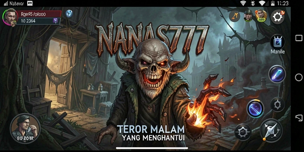 Gameplay menakutkan NANAS777 yang memacu adrenalin.