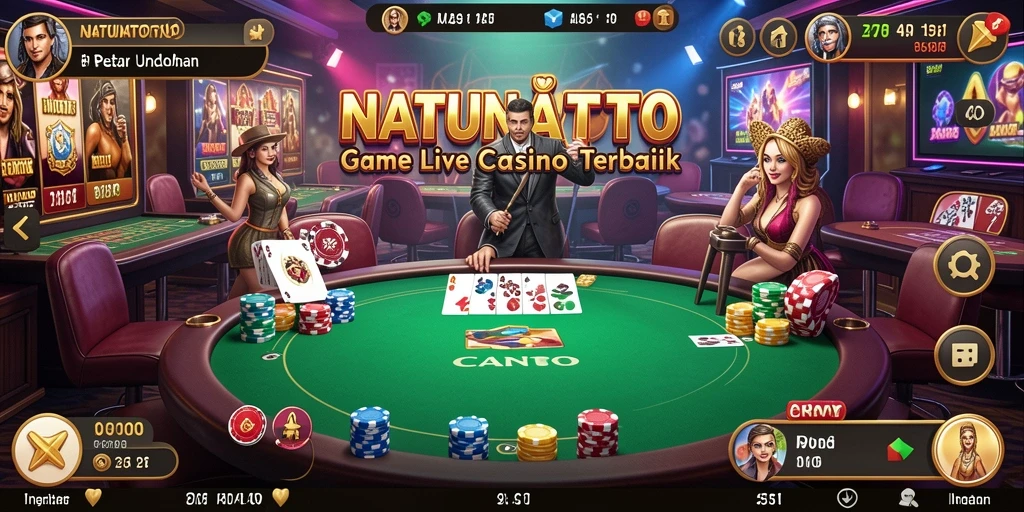 Tampilan gameplay NATUNATOTO yang menarik dan interaktif.