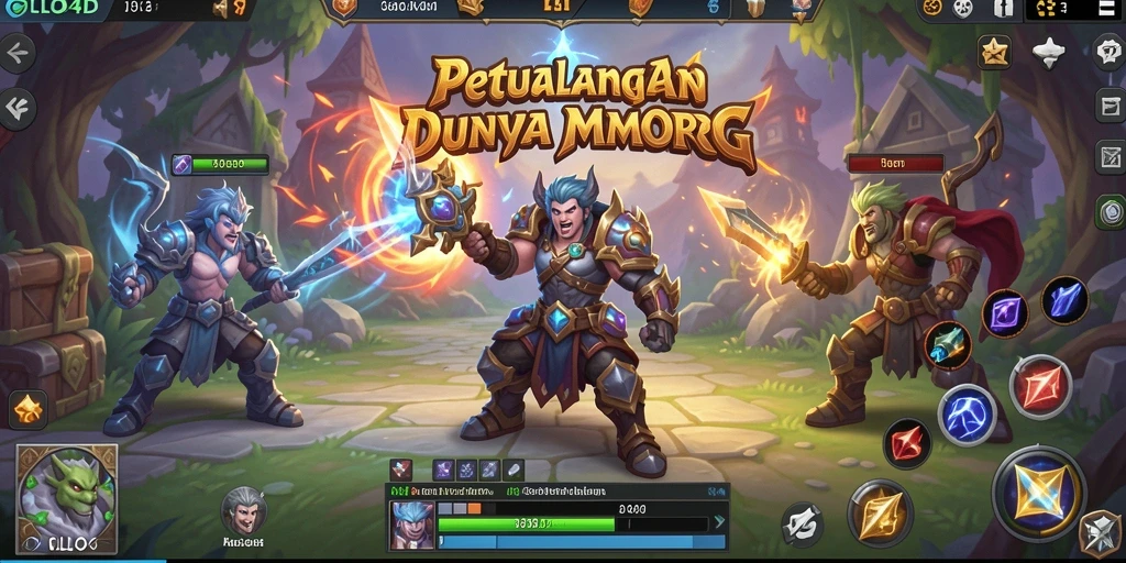 Tangkapan layar menunjukkan pertarungan menarik di OLLO4D.