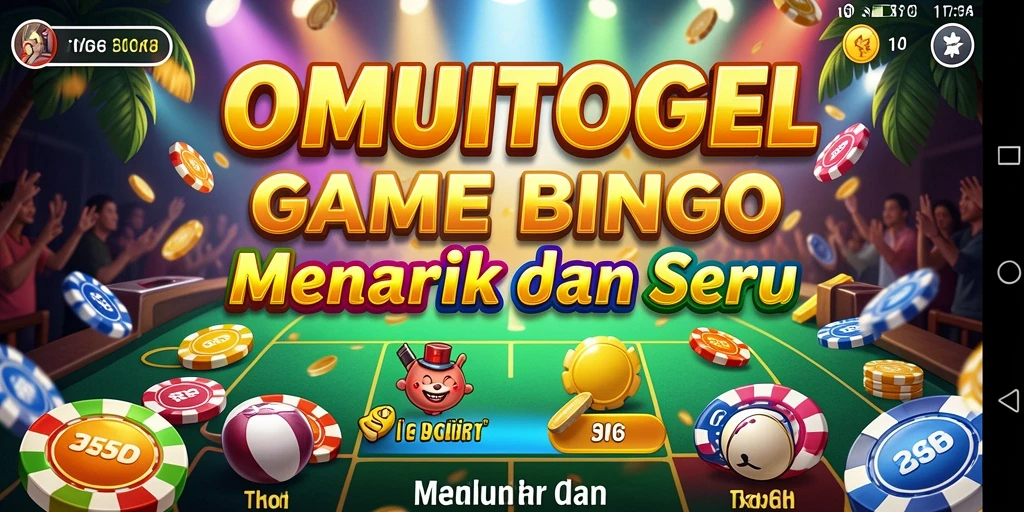 Screenshot gameplay OMUTOGEL menampilkan sesi Bingo yang seru dan interaktif.