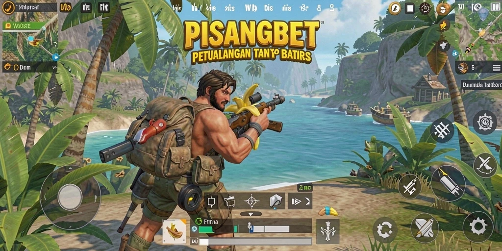 Tangkapan layar PISANGBET menampilkan aksi gameplay di dunia terbuka.