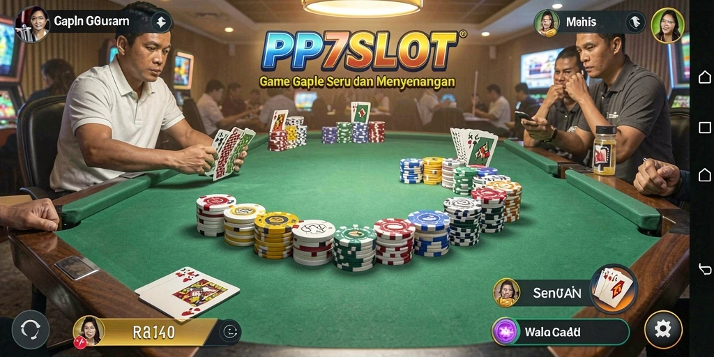 Tampilan gameplay seru dalam PP7SLOT yang penuh dengan tantangan Gaple.