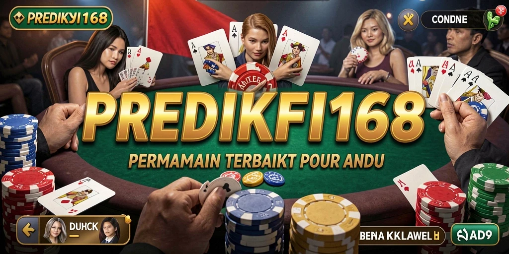 Tampilan gameplay PREDIKSI168 yang seru dalam Poker.