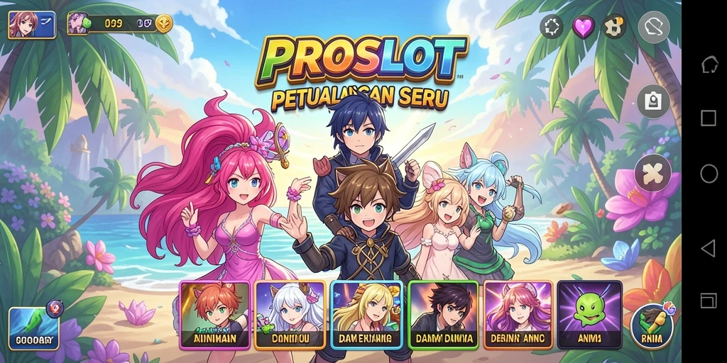 Screenshot menunjukkan pertarungan seru antara karakter anime.
