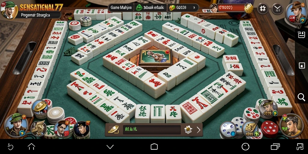 Gameplay seru Mahjong di SENSATIONAL77 yang menantang.