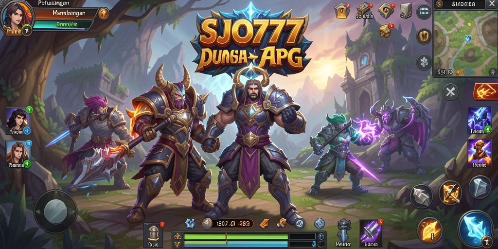 Gameplay seru dalam petualangan ARPG SJO777.