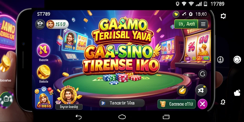 Screenshot gameplay ST789 menampilkan keseruan permainan Kasino yang mendebarkan.