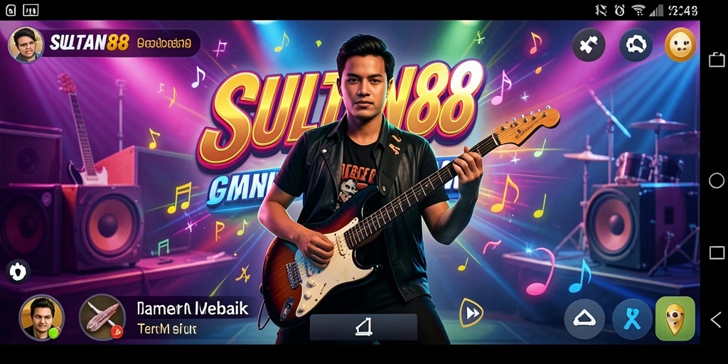 Tampilan gameplay SULTAN88 yang memukau dengan berbagai lagu.