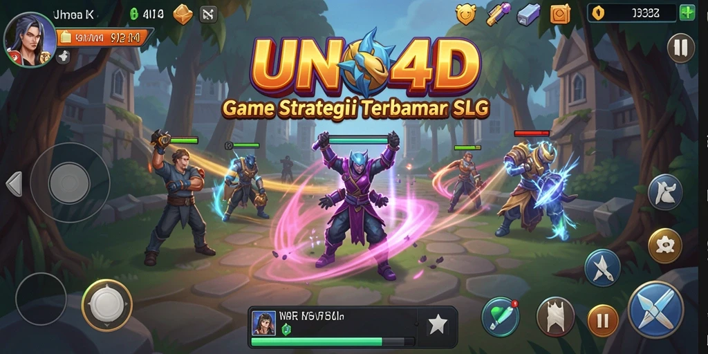 Tampilan gameplay seru dari game SLG UNO4D.