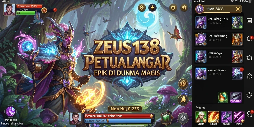 Screenshot utama ZEUS138 menunjukkan aksi seru dalam petualangan menegangkan.